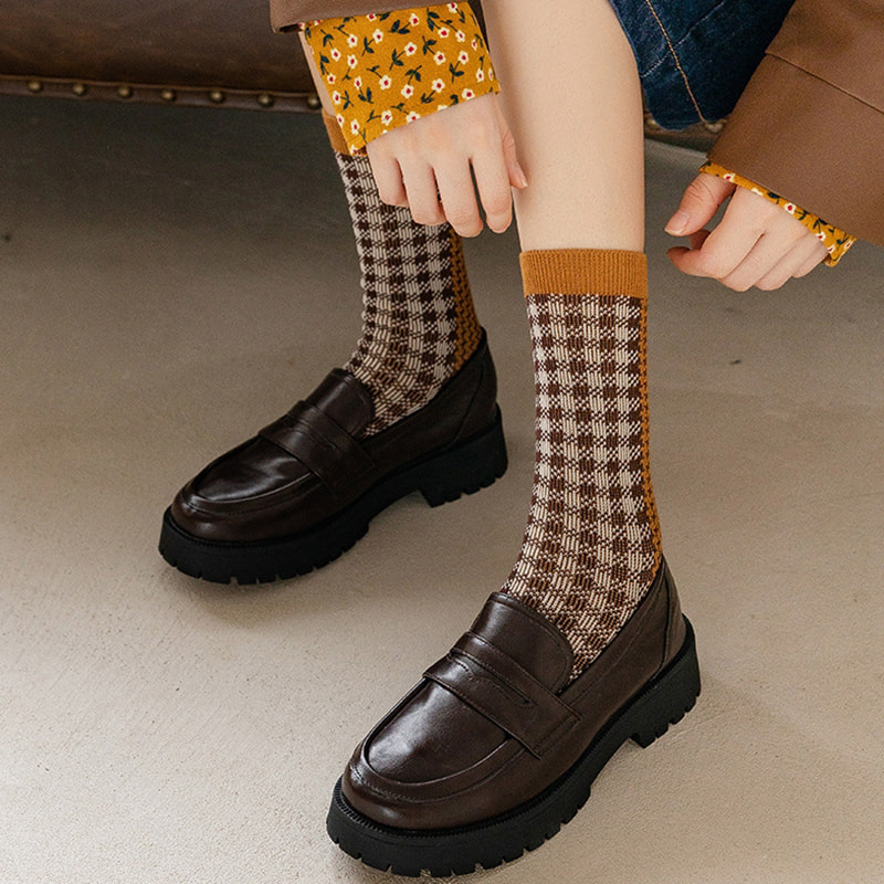 Checkered Pardus Print Dual Track Italica retro duplex acus acus acus acum