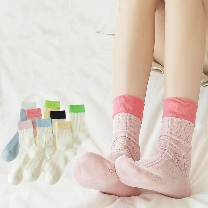 Diamond Pectus informibus Womens scriptor Patchwork Aestate Cavis Mesh Britable medium tubus tibialia