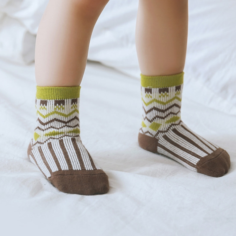 Duplex acus acus, anti labi tenaces, ambulans socks, solutam os infantem socks, natum infantem socks infantem