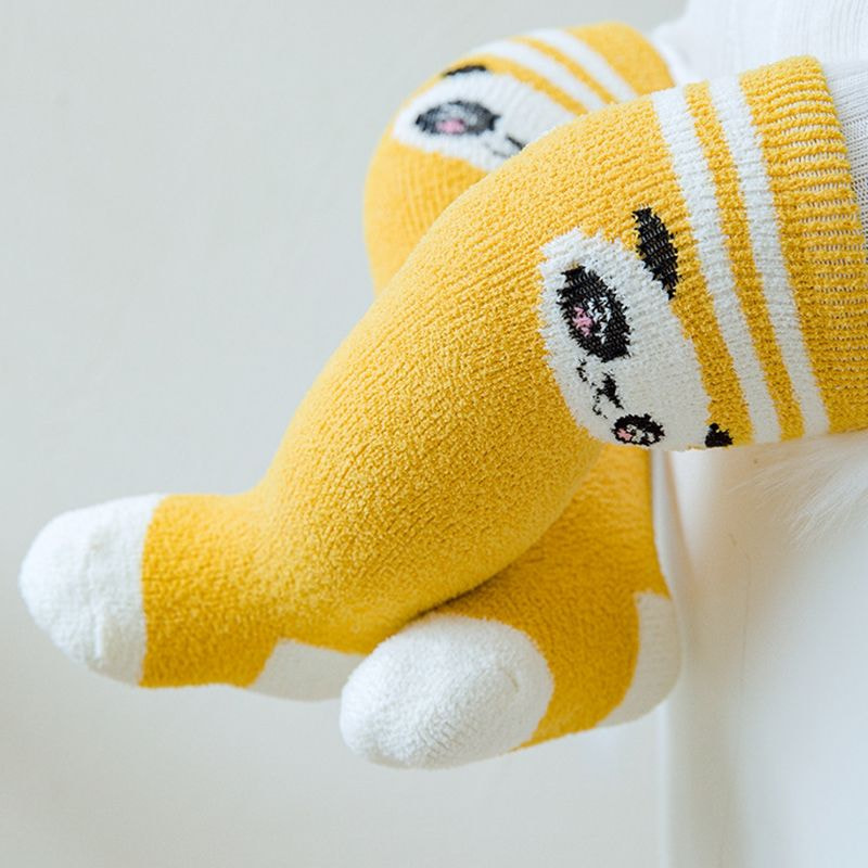 Infantem diu socks in stirpe autumnus et hiems crassis alcyoneum holoserica hominum et feminarum infantem genu socks natum diu socks